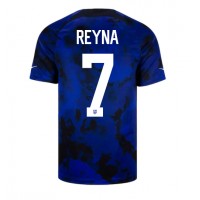 Fotballdrakt Herre forente stater Giovanni Reyna #7 Bortedrakt VM 2022 Kortermet